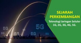 Sejarah Perkembangan Teknologi Jaringan Seluler 1G, 2G, 3G, 4G, 5G