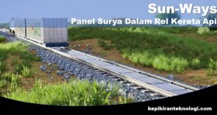 Sun-Ways Panel Surya dalam Rel Kereta Api